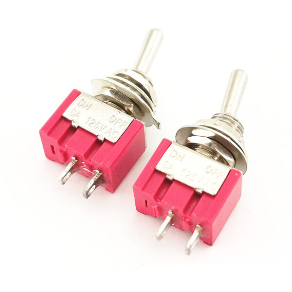 MTS-101 Toggle Switch 6 MM Self-Lock 2 Pins 2 Positions Toggle Switch