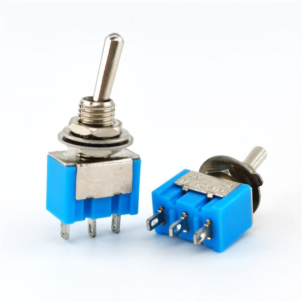MTS-102 Toggle Switch 6 MM 3 Pins 2 Positions Toggle Switch