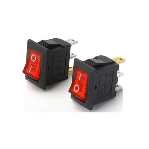 Rocker Toggle Switch KCD11 3 Pins 2 Position On-Off Switch with LED Light